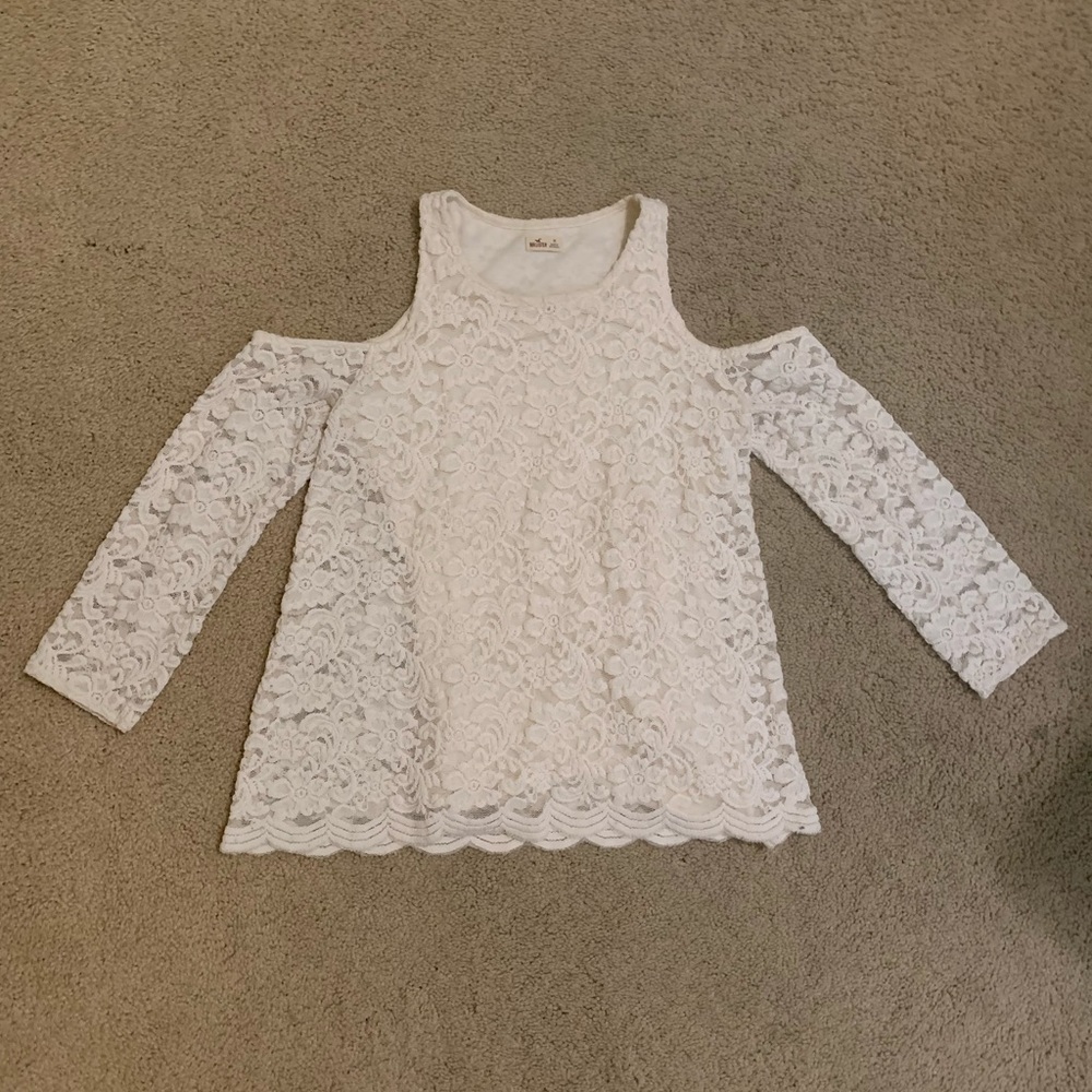 Lace off the shoulder top